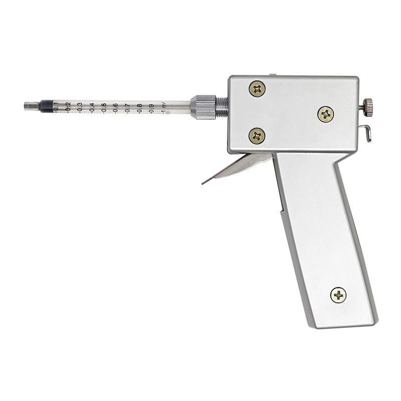 Animal Artificial Insemination Chicken Injector Continuous Poultry Metal Straw Semen Tube Injection Syringe
