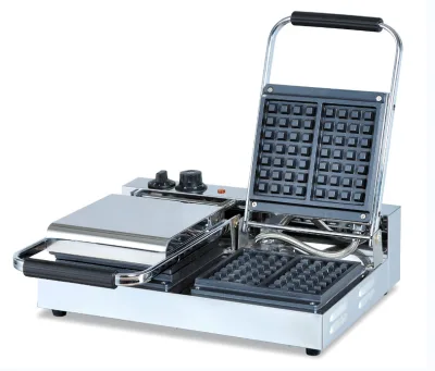 A square Small Professional Belgian Custom Gas Making Industrial Mini Commercial Waffle Machine Waffle Maker for Para Restaurant