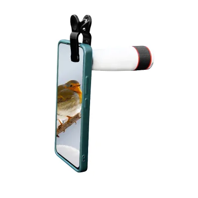 Portable 12X High-Definition Mobile Phone Telephoto Lens Outdoor Photography External Telescope & Binoculars