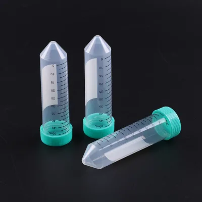 10ml 15ml 50ml Lab Polypropylene Consumables Self Standing Conical Micro Centrifuge Tube With Clear Graduation