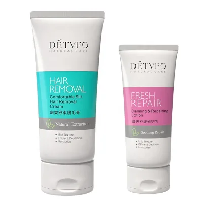 OEM/ODM Private Label Natural Painless Hair Removal Cream for Men and Women