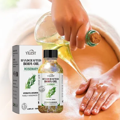 YILEST Rosemary Essence Muscle Relief Massage Oil Moisturizing Relaxing Firming Oil for Body