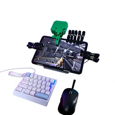 Tablet Mechanical Arm Gaming Keyboard Mouse Adapter, FPS Game Controller for Delta Force Mobile Android IOS Gaming Accessory