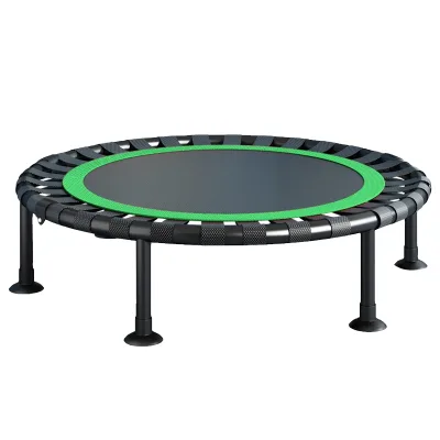 Best Selling PVC 330 LBS Capacity Fitness Trampoline Silent Bounce Anti Slip Wear Resistant Mini Rebounder Daily Exercise Boy