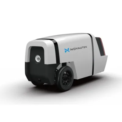 GPS-Navigated Autonomous Delivery Robot Self-Driving Robotic Courier
