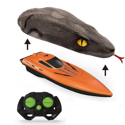 RC Animal Boat Waterproof 2.4GHz Radio Control Boat RC Speedboat Snail Boat Toys Gift for Kids