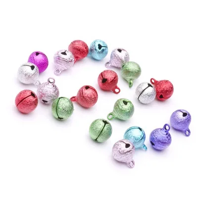 Wholesale Colorful Metal Small Brass Jingle Bells for Festival Party Christmas Tree Pet Pendant or Bath Blams
