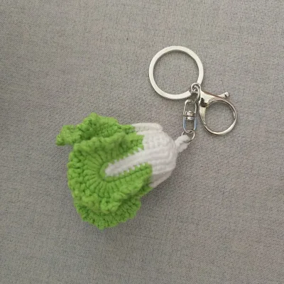 Handmade Wool Crocheted Knick-Knacks Popular Internet Style Hanging Decorations Fruit Vegetable Ornaments Strawberry Broccoli