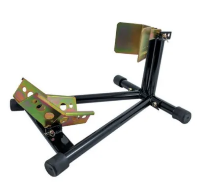 Motorbike Repair Stand Mental Display Front/Rear Wheel Storage Rack Motorcycle Work Parking Stand