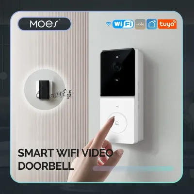 MOES Tuya Smart WiFi Video Doorbell Camera with 2-Way Audio Intercom Night Vision Home Security