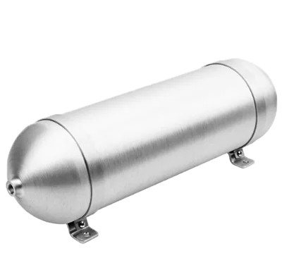 air Suspension Tank, air Source Aluminum Seamless tank 200 psi 2 Gallon 5 Ports 12v air Storage tank