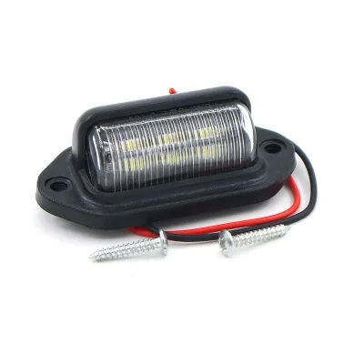 12v 24v Super Bright Waterproof Convenience Courtesy Light RV 12V LED License Plate Light Lamp