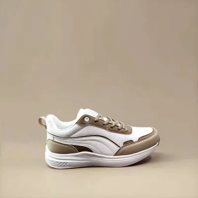 Luxury Women's Sports Shoes Flying Knit Mesh Breathable and Lightweight for Spring Summer and Autumn Wholesale Running Shoes