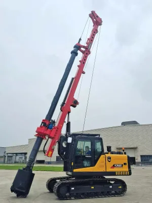 New Chinese Yuchai YCR65 Rotary Drilling Rig with Diesel Engine Pump Motor Gearbox & Bearing Crawler Mobility