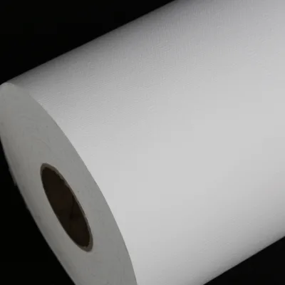 370GSM Pure Cotton Primed Canvas Roll Bulk Heavy Duty Artist Grade Works for UV Printing or Hand Paint Factory Direct