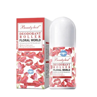 Private Label OEM Perfume Long Lasting Rolling Bead Antiperspirant Underarm Natural Stick Remove Odor Deodorant Stick
