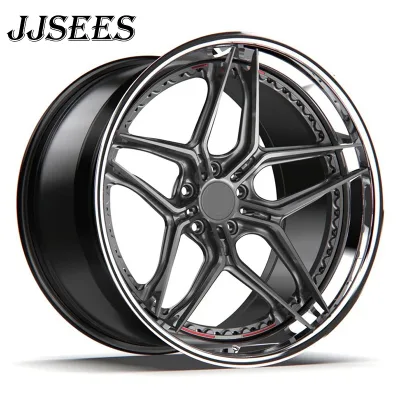 JJSEES Custom Passenger Car Wheels Forged Wheel Multi Spokes5x114.3 5x120 5x112 Pcd for Rays ZE40 BRZ Honda Camry Skyline Nissan