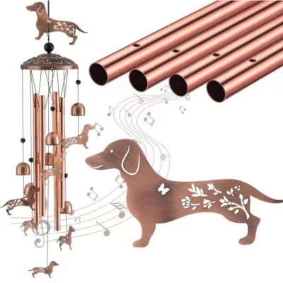 Wind Chime  Metal Wind Chime Iron Art Animal Courtyard Outdoor Aluminum Tube Wind Chime Pendant Decoration