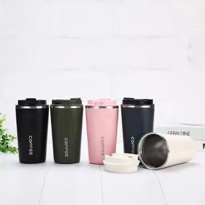 Black Custom Mug Tumbler 510ml Led Temperature Display Portable Coffee Machine Stainless Steel Tumbler Smart Travel Mug