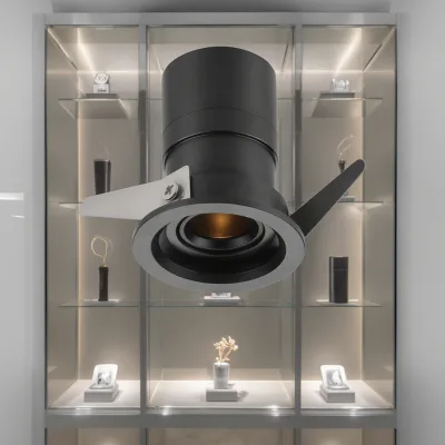 Modern 3W 5W White LED Spotlight COB Chip Embedded Ceiling Light for Showcase Wine Cabinet Bar Counter-Aluminum Track Lights