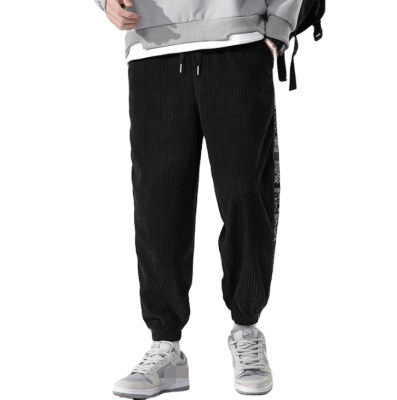 New Design Loose Casual Retro Corduroy Pants Printed Fashion Style Men's Casual Sports Pants