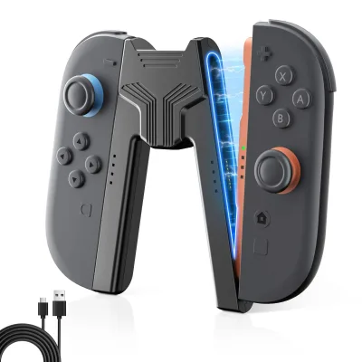 AOLION AL-NS2516 NS2 Left Right Wireless Charging Grip ABS Controller Stand Holder Switch 2 Game Accessories