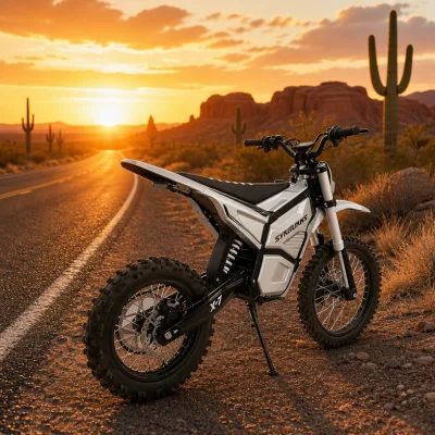 SYKERUNS X7 High Output Electric Cross Bike Advanced Technology 5500W Power All Terrain Motorbike Racing Sport US Spot Goods