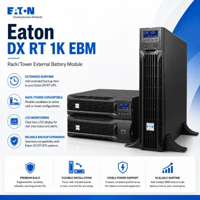 High Quality for DX RT 1K EBM Single Phase Networking Rack-Mounted UPS Battery Pack 1000VA