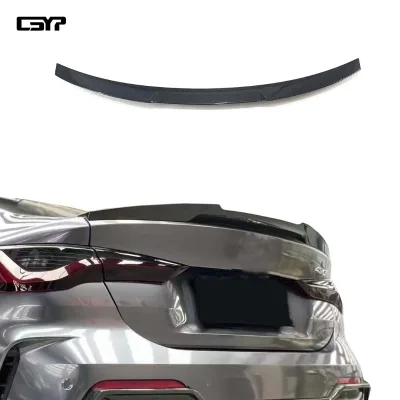 New High Quality M4 Style Dry Carbon Fiber Ducktail Spoiler for 4 Series G22/G82 M4 (Carbon Black)