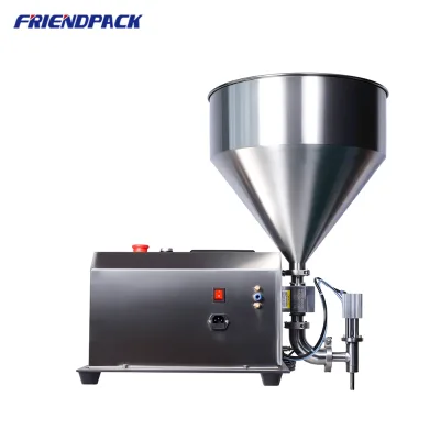 Industrial Sauce Filling Machine Stainless Steel Semi Automatic Servo Motor Driving Gear Pump Filling Machine with Touch Screen