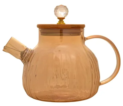 Water Teapot Glass Kettle Large-capacity 1L Teapot Transparent Cold Water Kettle High Borosilicate