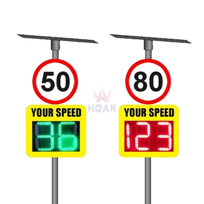 Wholesale Price Custom Traffic Warning Digital Dynamic Feedback Mph Trailer Monitor Aluminum Radar Speed Limit Reduction Sign