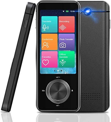 2024 New Portable Instant Two Way Online Offline Language Translator Russian Dutch Portuguese Italian Language Translation