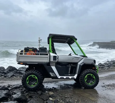 EU-200 2-Seat Hard-core Electric UTV Buggy, Can Navigate Sharp Rock Terrain