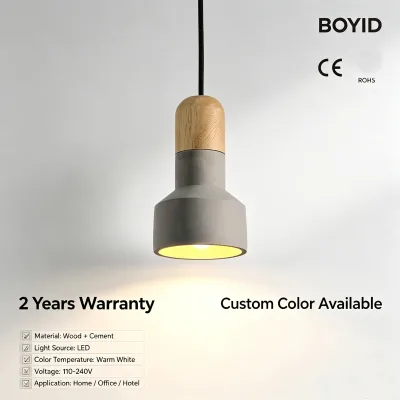 Boyid Wholesale Price Indoor Hanging Bedroom Use LED Small Art Designer Vintage Creative Simple Pendant Light