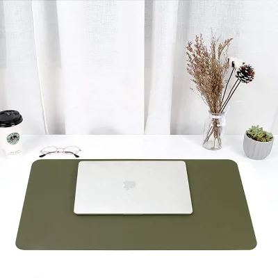 Leather PU Mouse Pad Waterproof Laptop Desk Pad for Office and Home Guangzhou Carry Strap Ergonomic Computer Mouse Rest Support