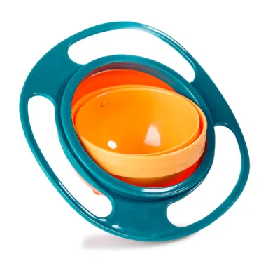 Children's Bowl 360-degree Rotating Anti-fall Bowl Baby Tableware