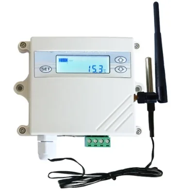 Wireless Long Range Wall-mounted Temperature & Humidity Sensor Monitor with 0-100% Range China Origin