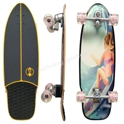 Land Surfing Long Skateboard Big Fish Board Land Carver Dance Long Board