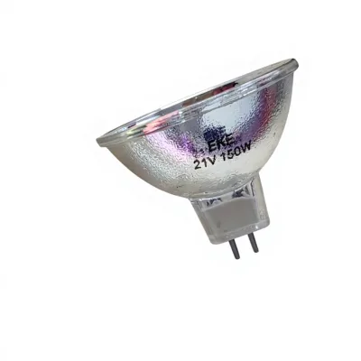 EKE 21V 150W Halogen Lamp  Fiber Optic Microscope Illuminator  Dichroic MR16 Bulb GX5.3