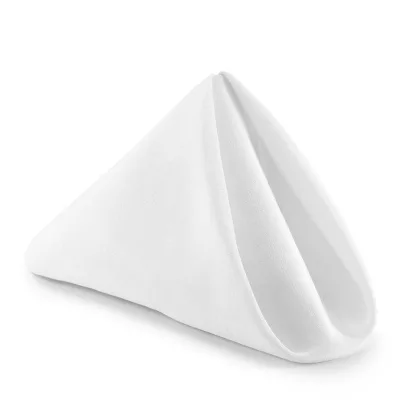 20" Oversized Cloth Dinner White Table Napkins for Hotel Restaurant