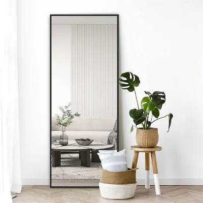 Leaning Against Wall Floor Mirror for Bedroom Living Room