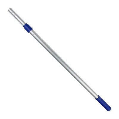 Commercial Mop Accessories Supplies 2 Section Window Floor Cleaning Aluminium Extendable Telescopic Pole