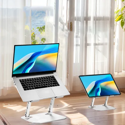 Wholesale Aluminum Laptop Stand Portable Foldable MacBook Holder with Notebook Riser Desk-Top Computer Bracket and Base