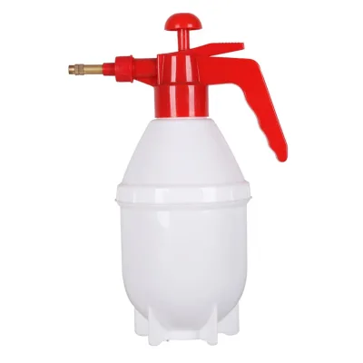 Handheld Garden Pump Sprayer 1.5L Plastic Pressure Sprayer Adjustable Brass Nozzle for Plants Lawn Cleaning