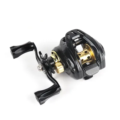 High-Speed Right Hand Baitcasting Fishing Reel Smooth Drag Metal Spool Saltwater & Freshwater Trolling Reel