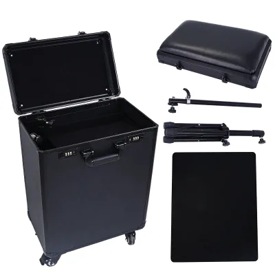 Tattoo High-Capacity  Draw-Bar Box Dual Purpose Able Arm Bracket Portable Suitcase Tattoo Trolley Bag Artist Tools Storage Cas