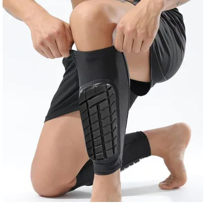 Football Shin Guards Adult Children's Sports Cycling Taekwondo Martial Arts Lower-Leg Kick-Resistant Rubber Shin Pads