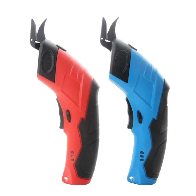 3.6V Cordless Electric Scissors Brushless Motor Ambidextrous Handle 0.3mm Thickness Portable Cloth Cutting Machine for