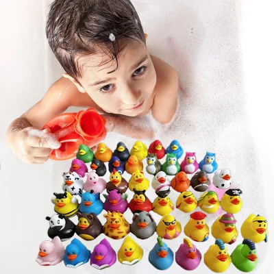 Eco Friendly Safe Summer Beach and Pool Cartoon Funny Bath Toy Rubber Duck